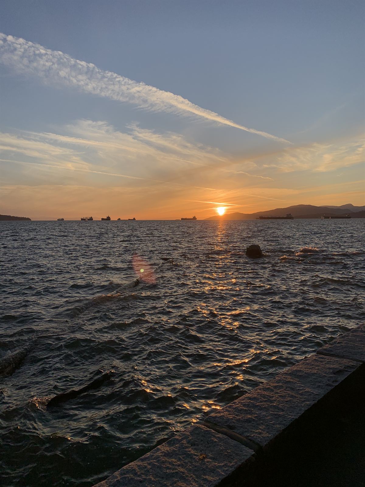 Sunset over English Bay, Vancouver