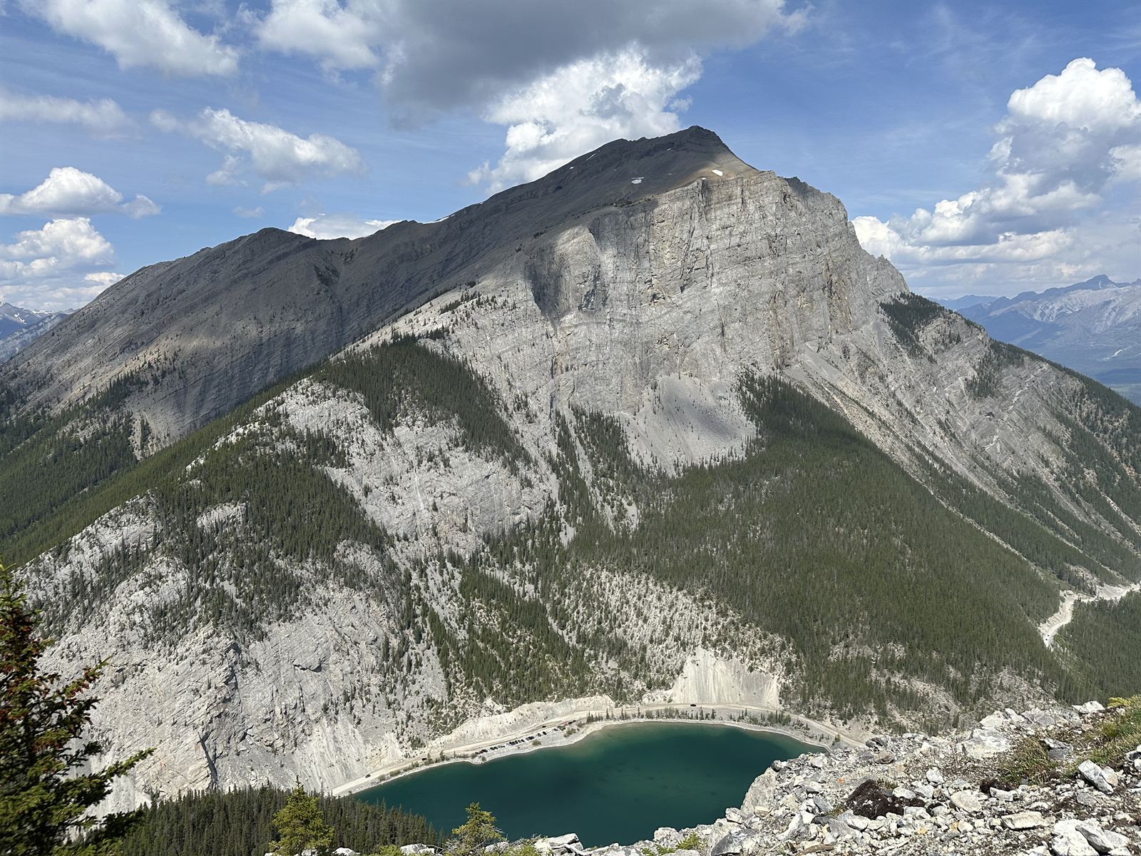 Whiteman's Pond from above, Canmore