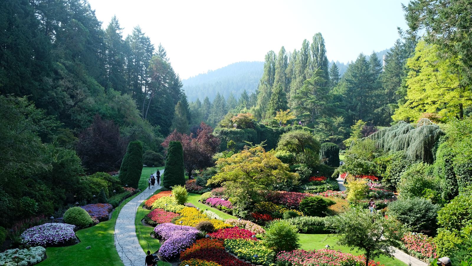 Sunken Garden at Butchart Gardens, Victoria